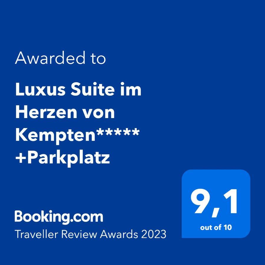 Luxus Suite Im Herzen Von Kempten***** +Parkplatz Exterior foto