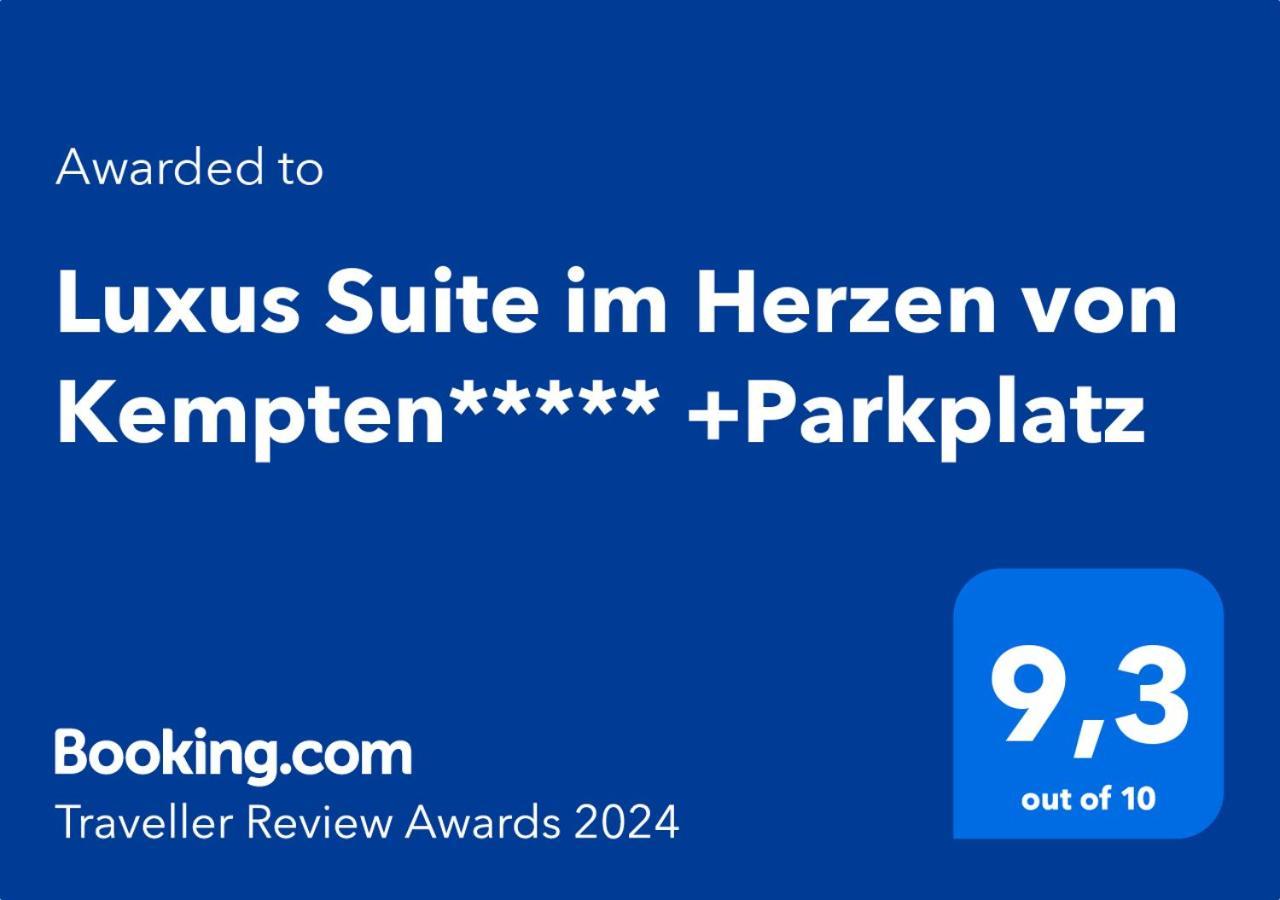 Luxus Suite Im Herzen Von Kempten***** +Parkplatz Exterior foto